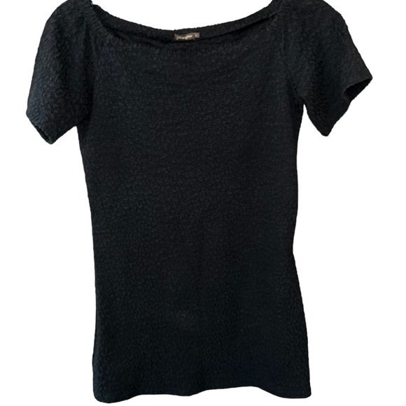 J McLaughlin Black Textured A‎ Line Dress Size Small - Picture 1 of 6